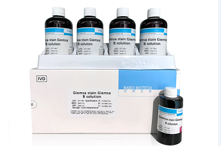 Roztok BABIO Giemsa Stain B přináší spolehlivé výsledky pro hematologii a cytogenetiku