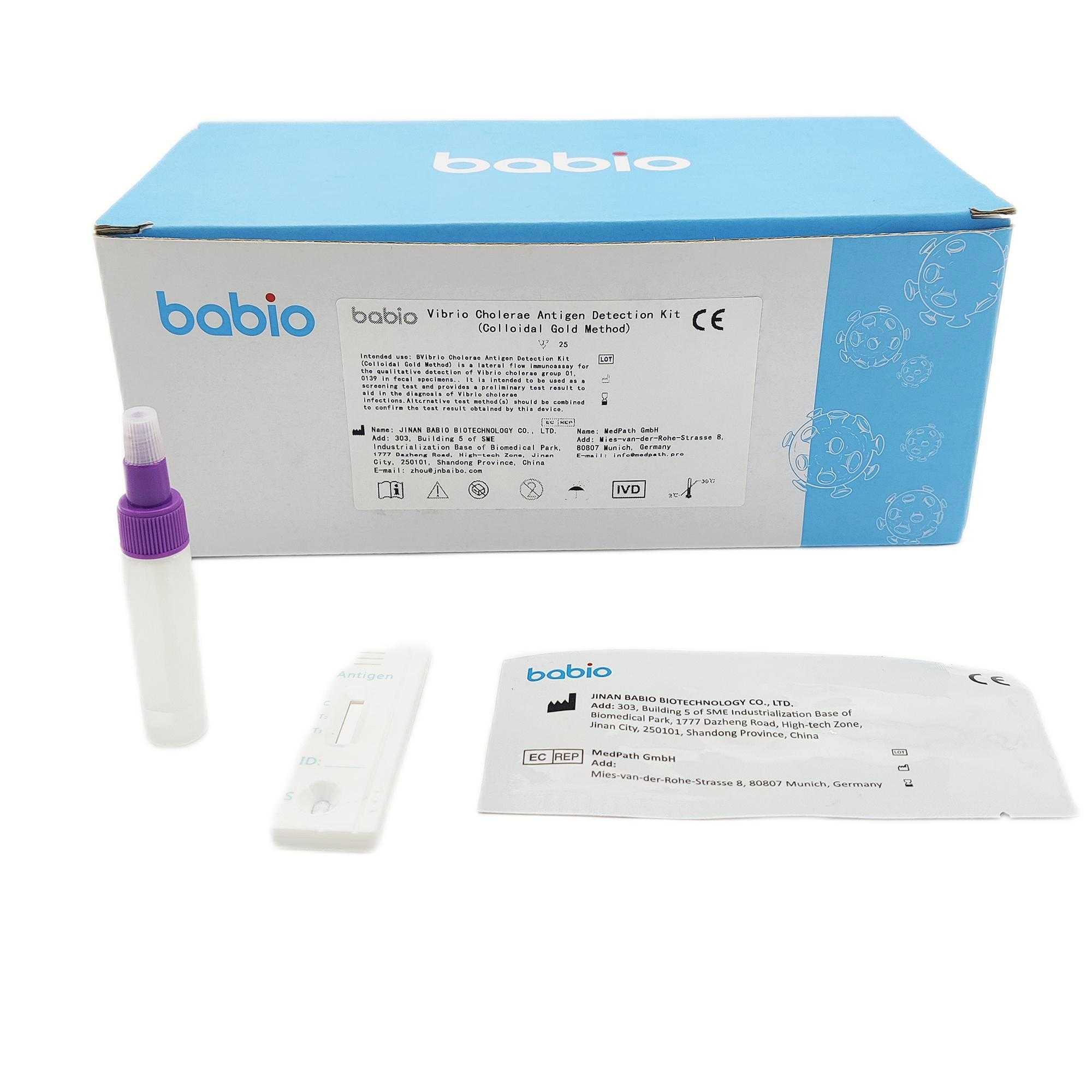 Vibrio Cholerae Antigen Detection Kit (metoda koloidního zlata)